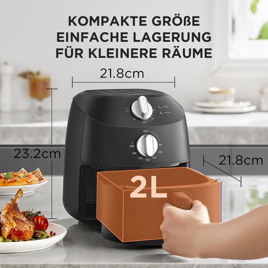 Midea Heißluftfritteuse 2L