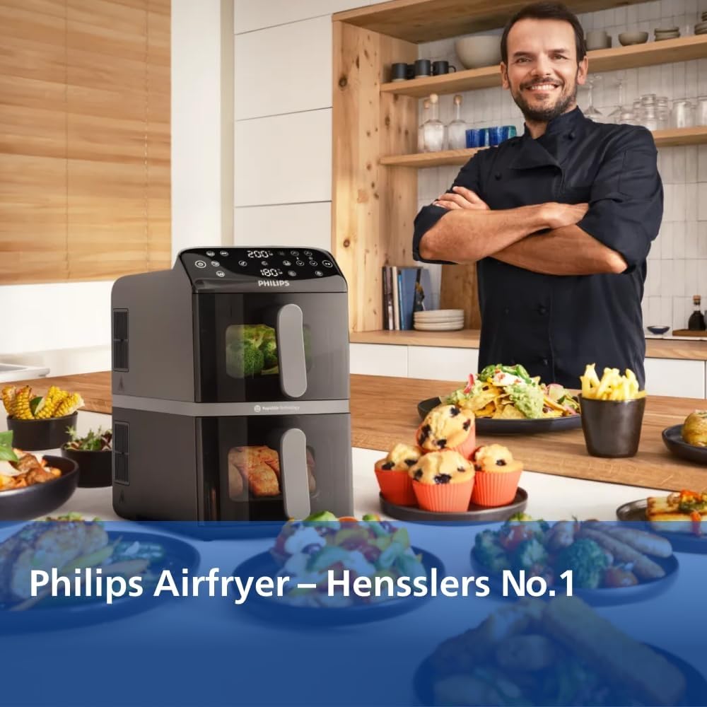 Philips Dual Basket Airfryer 10L