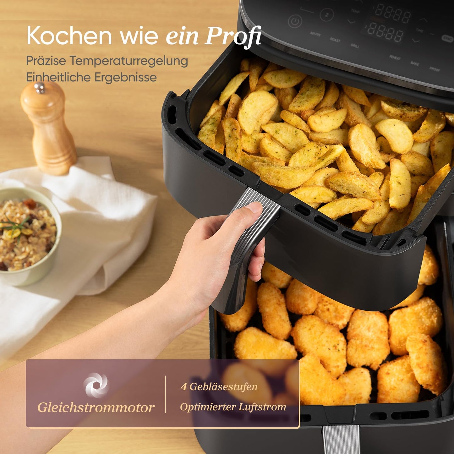 COSORI Airfryer 2 Kammern 10.8L