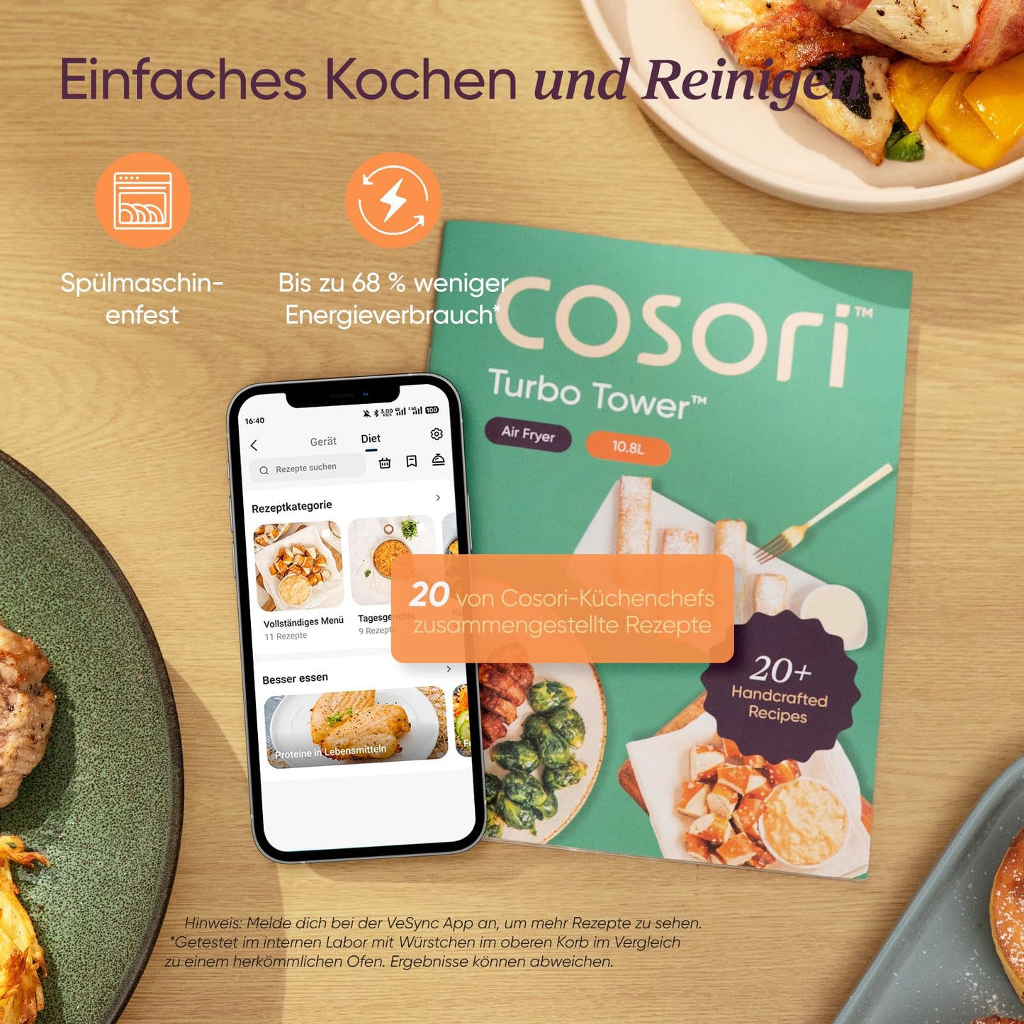 COSORI Airfryer 2 Kammern 10.8L